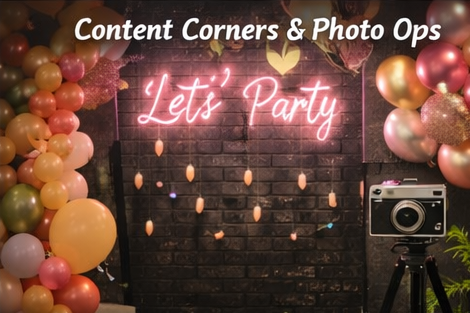 “Content Corners” and Photo Installations